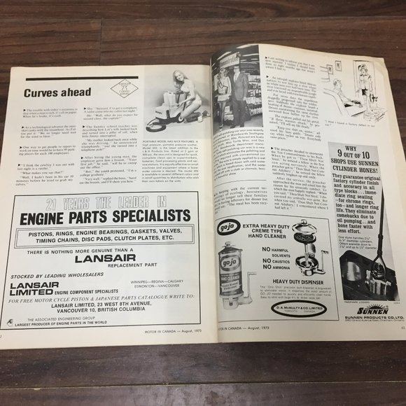 Motor in Canada Western Canada's Automotive Publication August 1973 Magazine - Picture 12 of 16